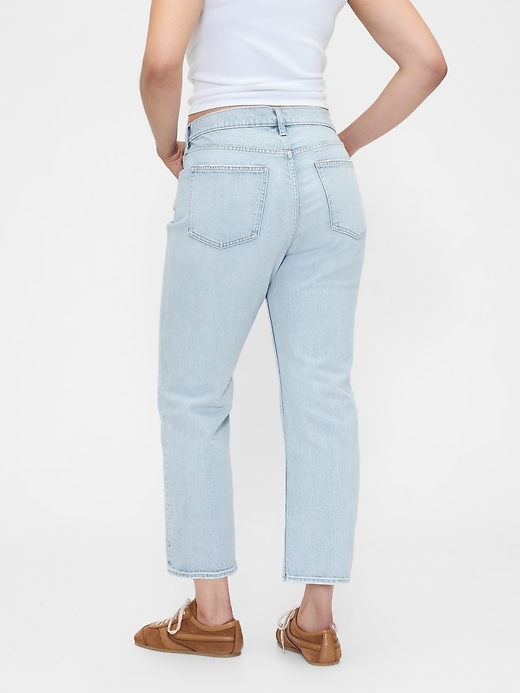 jeans aderenti e dritti a vita alta anni 90