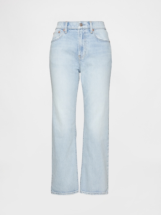 jeans aderenti e dritti a vita alta anni 90