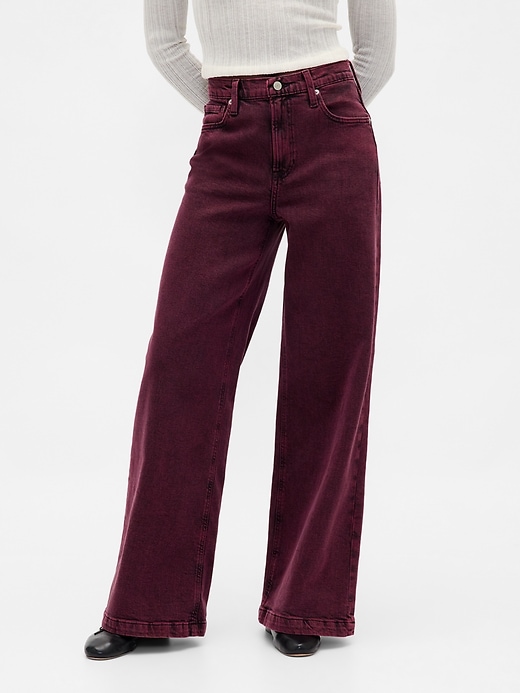 jeans a gamba larga high stride