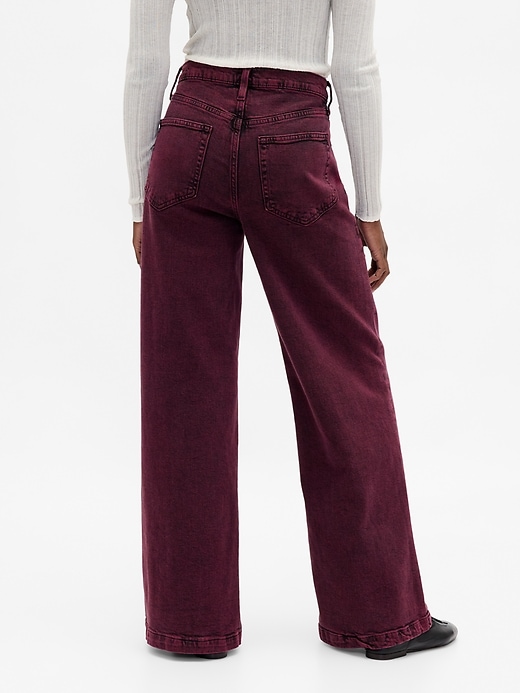 jeans a gamba larga high stride