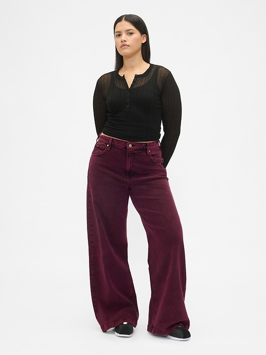 jeans a gamba larga high stride