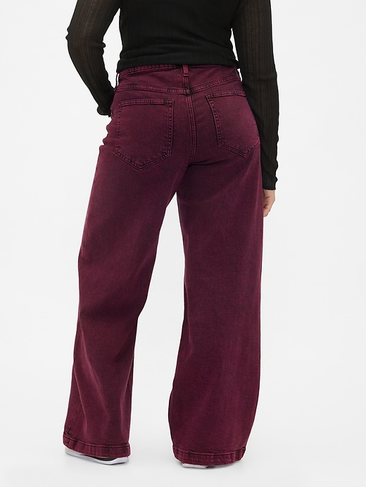 jeans a gamba larga high stride