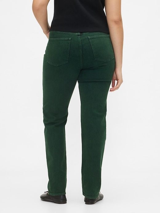 jeans dritti slim a vita alta anni 90