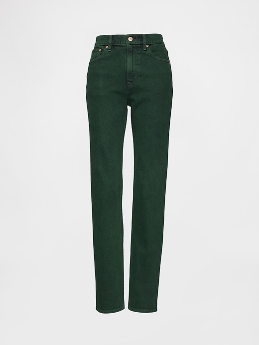 jeans dritti slim a vita alta anni 90