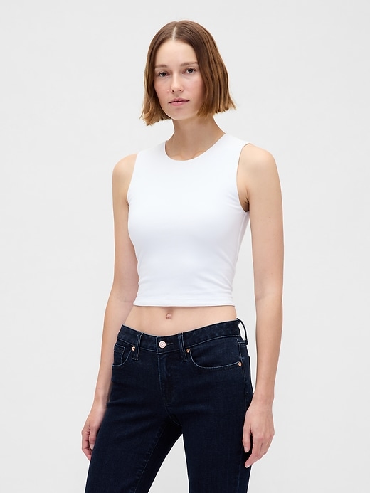 jeans lunghi e attillati a vita bassa