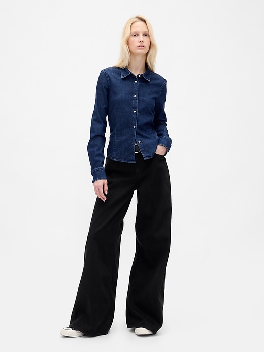 jeans ultrasoft extra baggy a vita bassa