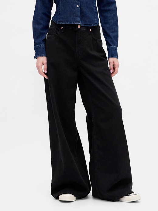 jeans ultrasoft extra baggy a vita bassa