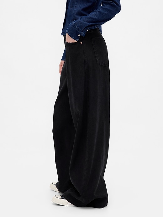 jeans ultrasoft extra baggy a vita bassa