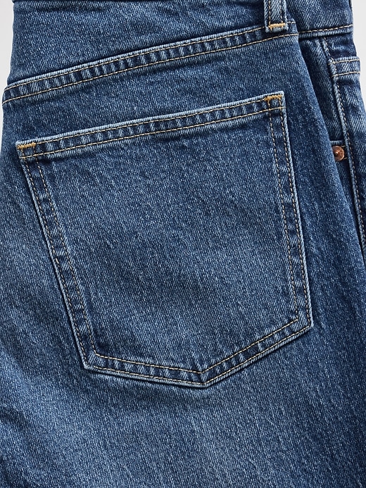 jeans dritti slim a vita alta anni 90