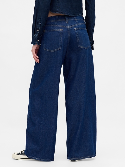 jeans larghi ultra morbidi a vita media