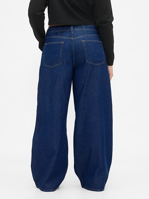 jeans larghi ultra morbidi a vita media