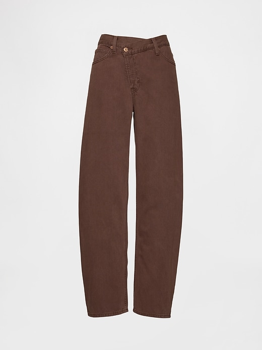 jeans a vita alta ultrasoft crossover barrel