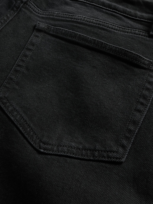 jeans a gamba larga stride a vita alta extra