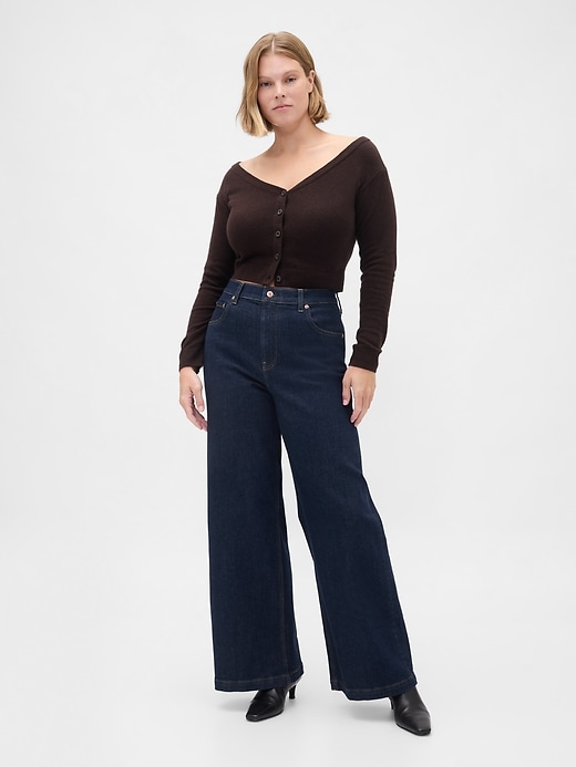jeans a gamba larga high stride