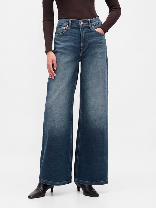 jeans a gamba larga high stride