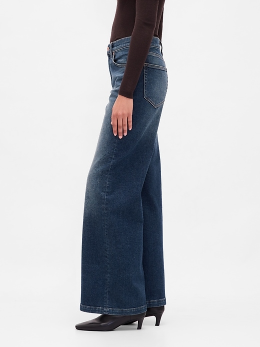 jeans a gamba larga high stride
