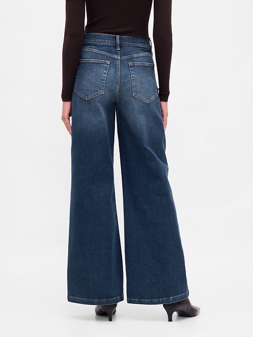 jeans a gamba larga high stride