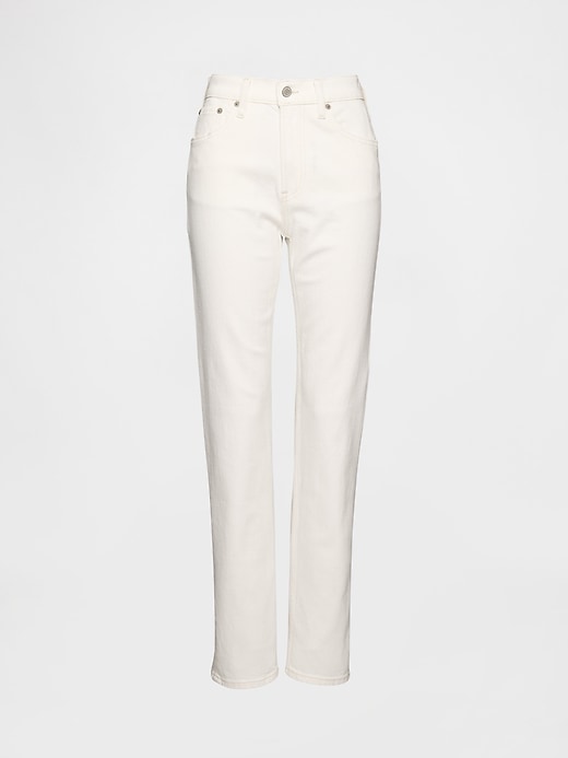 jeans dritti slim a vita alta anni 90