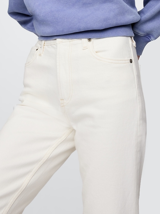 jeans dritti slim a vita alta anni 90