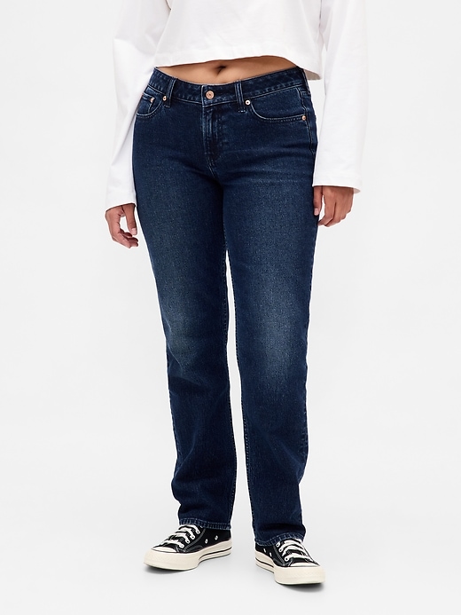 jeans slim dritti a vita bassa e sinuosi anni 90