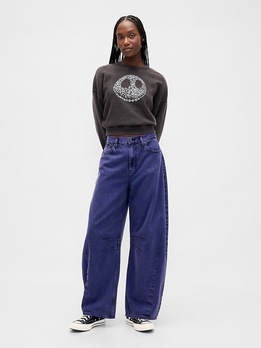 jeans gap × disney nightmare before christmas di tim burton a vita media e ultra morbidi