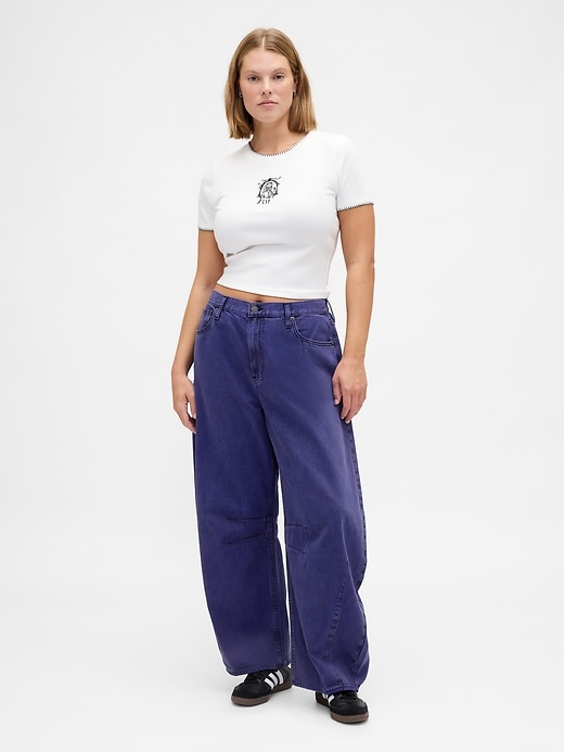 jeans gap × disney nightmare before christmas di tim burton a vita media e ultra morbidi