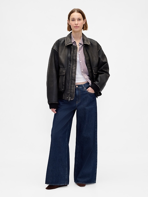 jeans extra larghi a vita bassa