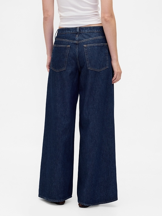 jeans extra larghi a vita bassa