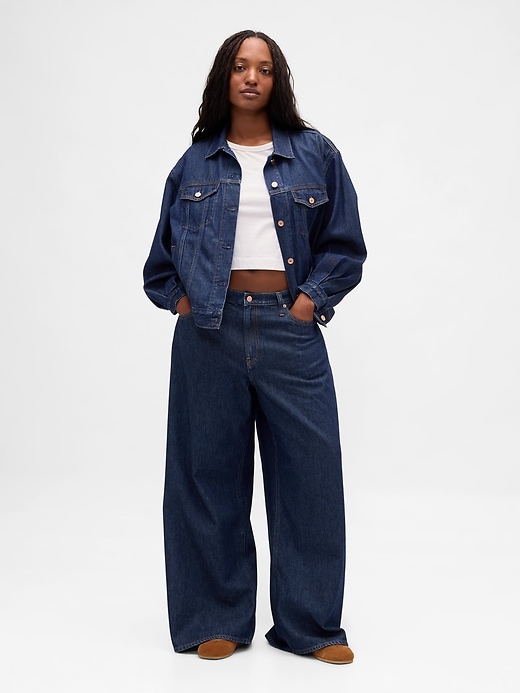 jeans extra larghi a vita bassa
