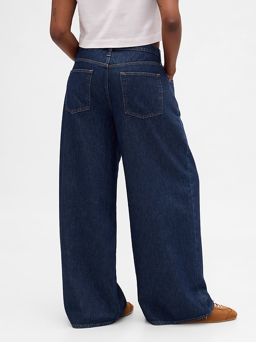 jeans extra larghi a vita bassa