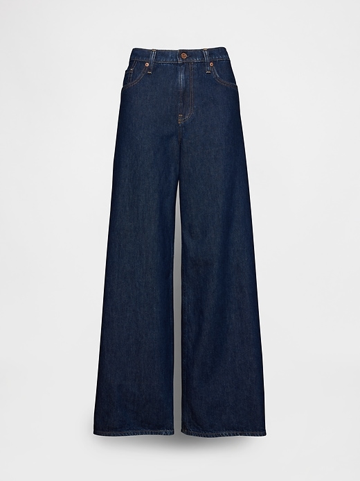 jeans extra larghi a vita bassa
