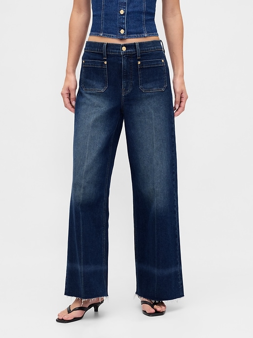 jeans a gamba larga high stride