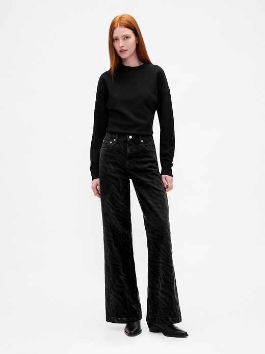 jeans a gamba larga high stride
