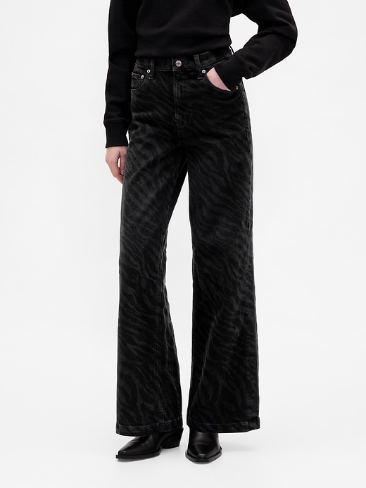 jeans a gamba larga high stride
