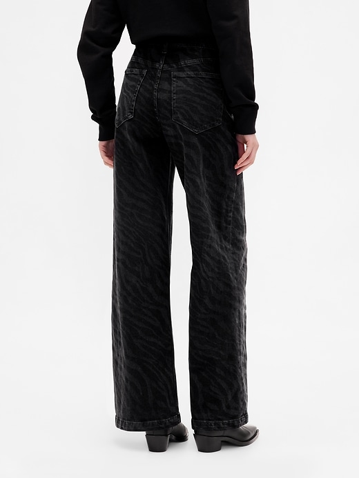 jeans a gamba larga high stride