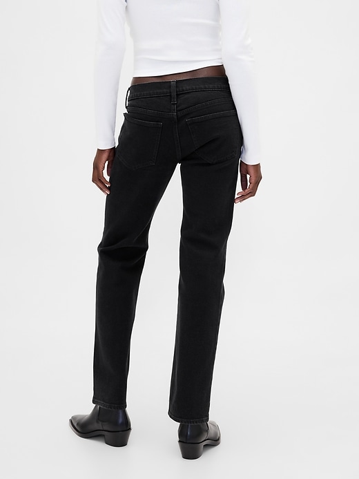 jeans slim dritti a vita bassa anni 90