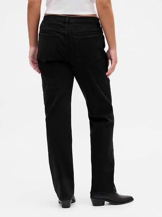 jeans slim dritti a vita bassa anni 90