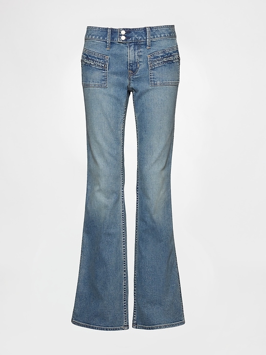 jeans lunghi e attillati a vita bassa