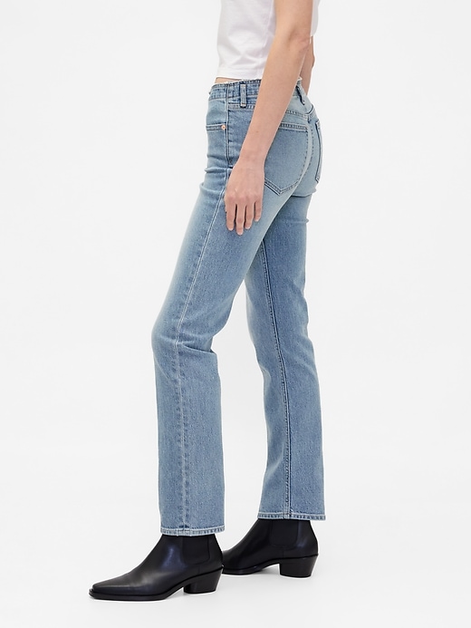 jeans slim dritti a vita bassa anni 90