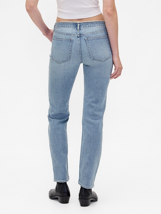 jeans slim dritti a vita bassa anni 90