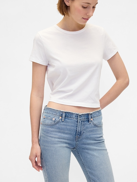 jeans slim dritti a vita bassa anni 90