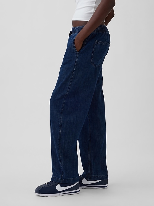 jeans easy barrel a vita alta