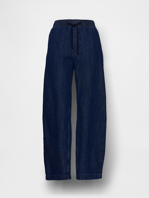 jeans easy barrel a vita alta