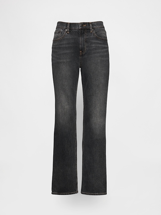 jeans dritti slim a vita alta anni 90