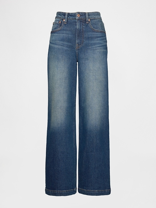 jeans a gamba larga curvy high rise stride