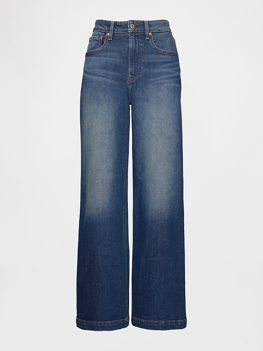 jeans a gamba larga curvy high rise stride