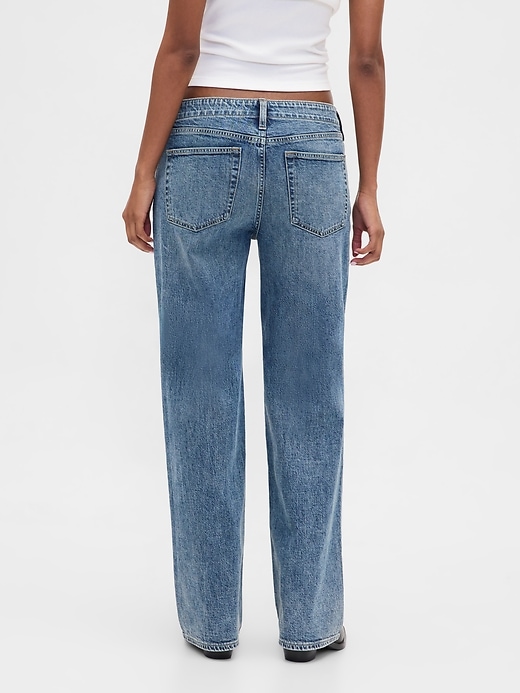 jeans larghi anni 90 con lacci e vita bassa