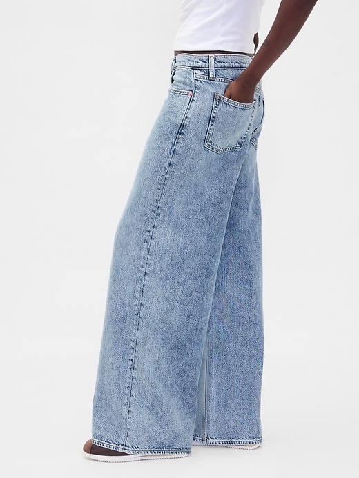 jeans larghi ultra morbidi a vita media