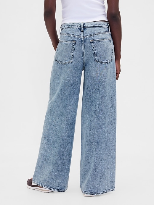 jeans larghi ultra morbidi a vita media