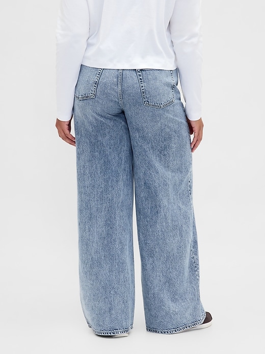 jeans larghi ultra morbidi a vita media